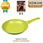 [KOMAN] OliveGreen IH Ceramic Coated Frying Pan 28cm-Induction Nonstick Cookware Frying Pan - Made in Korea